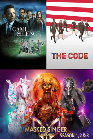 The Code (2019)/ Game Of Silence TV Series DVD (2016)/ The Masked Singer Australia Season 01, 02 & 03 DVD Pack